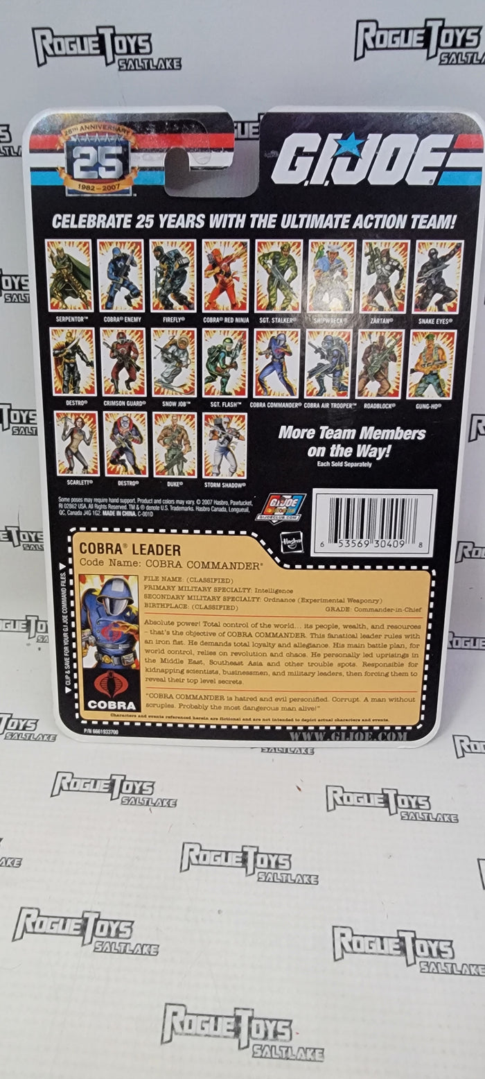 GIJOE 25 Anniversary (Cobra Leader) Cobra Commander