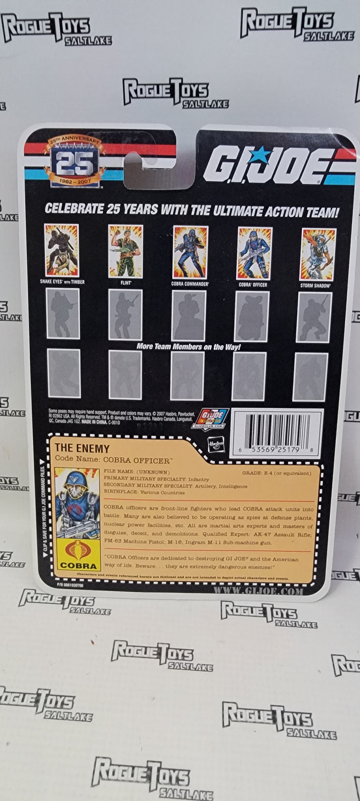 GIJOE 25 Anniversary (the Enemy) Cobra Officer