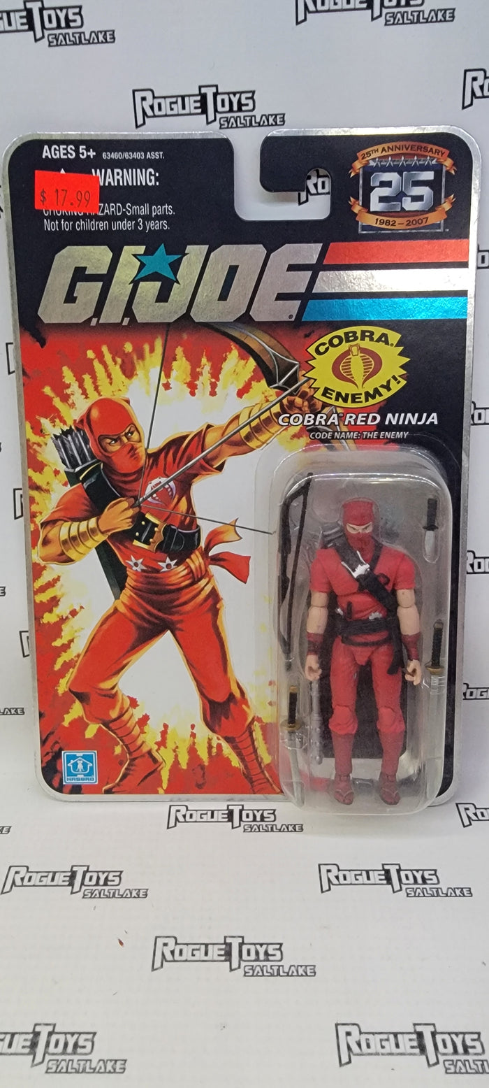 GIJOE 25 Anniversary (the Enemy) Cobra Red Ninja