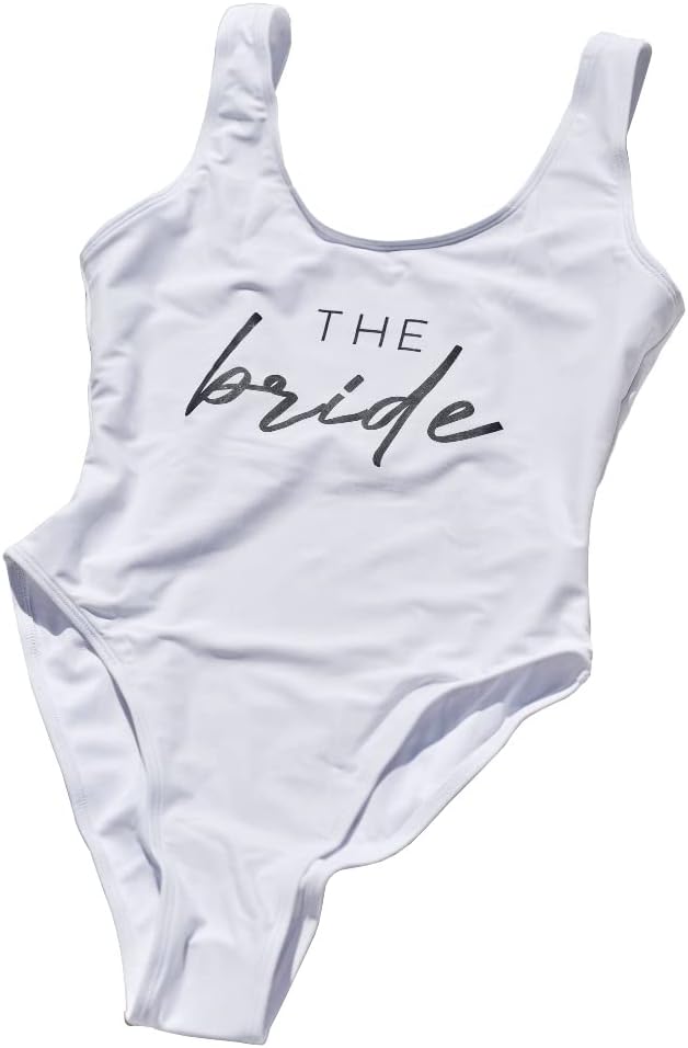Ginger Ray Women's Swimsuit-The Bride-White-L Adult Sized Costumes, Large