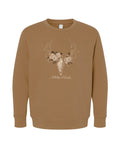 Girl's Floral Skull Sweater - Muley Freak