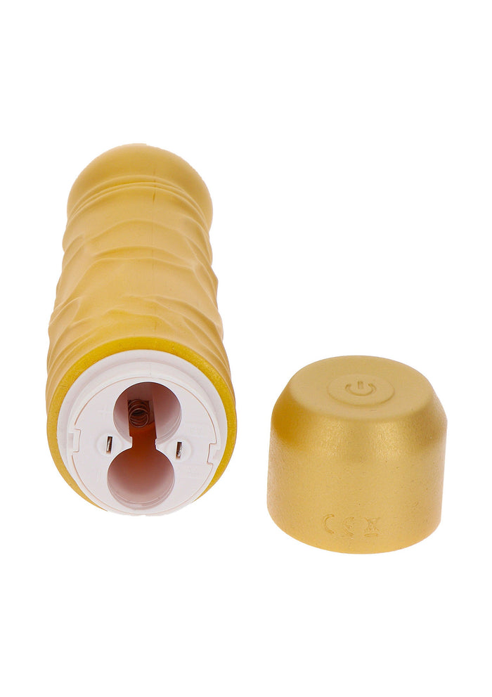 10187 toyjoy get real gold dicker original vibrator 20cm