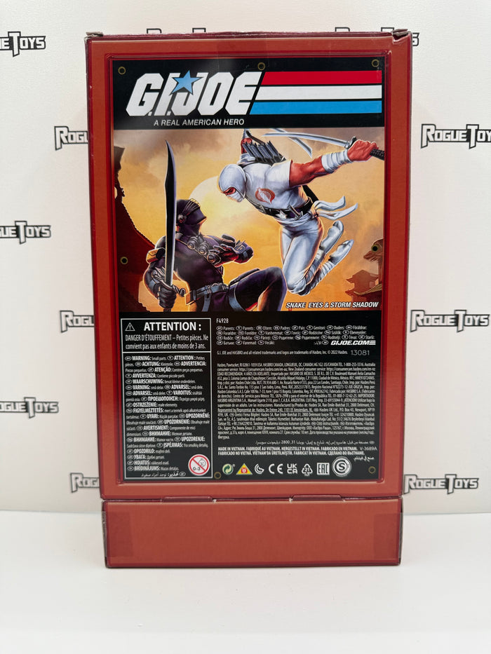 Hasbro G.I. Joe A Real American Hero Snake Eyes & Storm Shadow