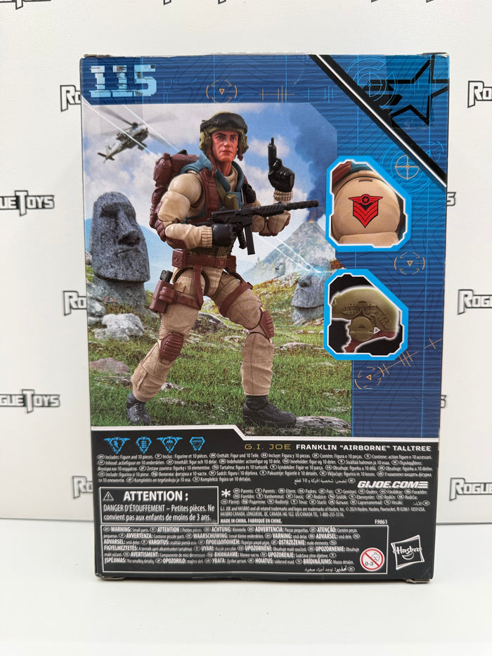 Hasbro G.I. Joe Classified Series G.I. Joe Franklin “Airborne” Talltree