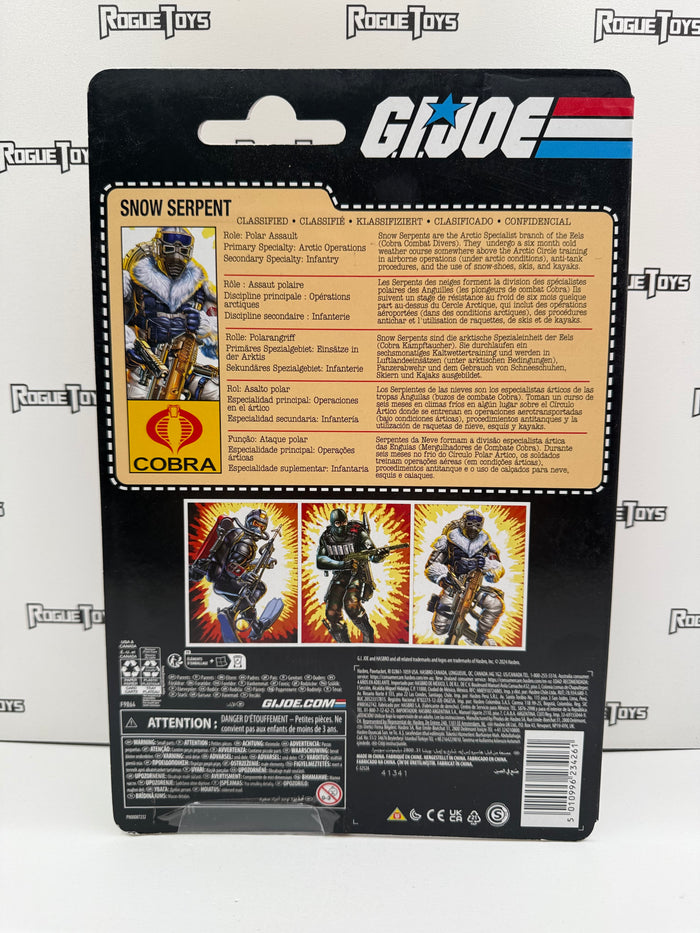 Hasbro G.I. Joe Cobra Enemy Snow Serpent