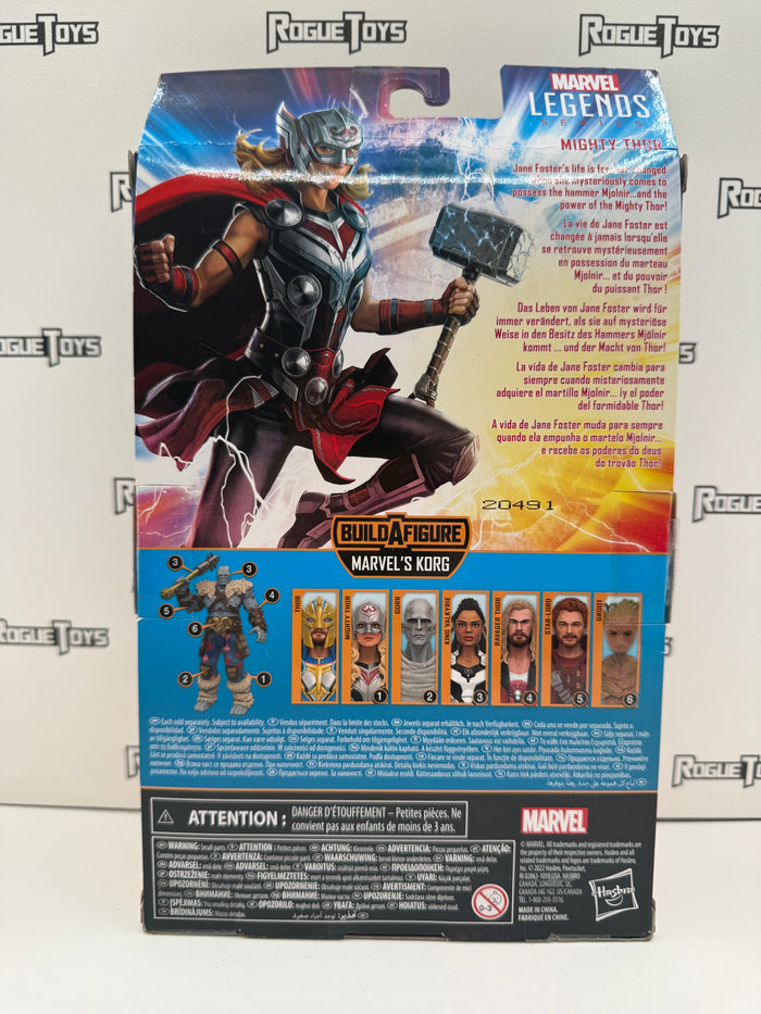 Hasbro Marvel Legends Marvel’s Korg BAF Series Thor: Love and Thunder Mighty Thor