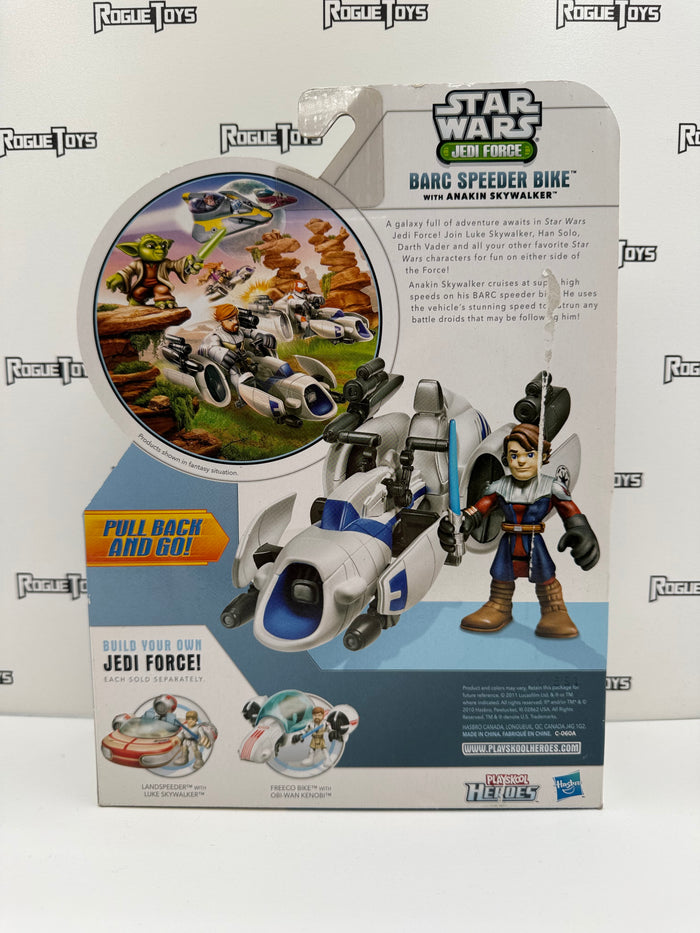 Hasbro Playskool Heroes Star Wars Jedi Force BARC Speeder Bike w/ Anakin Skywalker