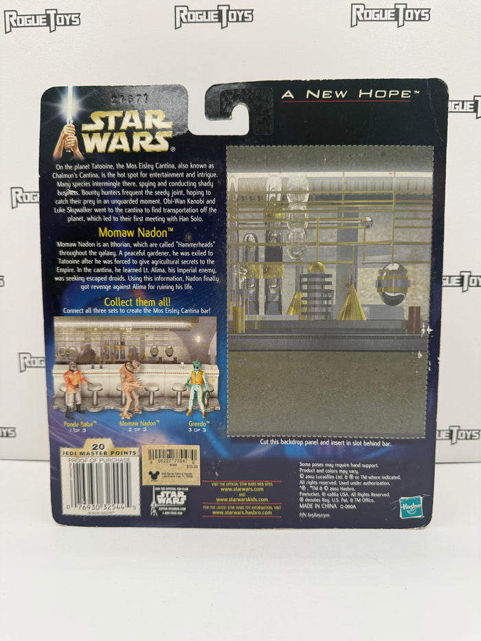 Hasbro Star Wars: A New Hope Momaw Nadon w/ Cantina Bar Section