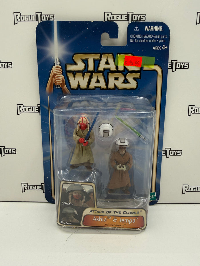 Hasbro Star Wars: Attack of the Clones Ashla & Jempa Jedi Padawans