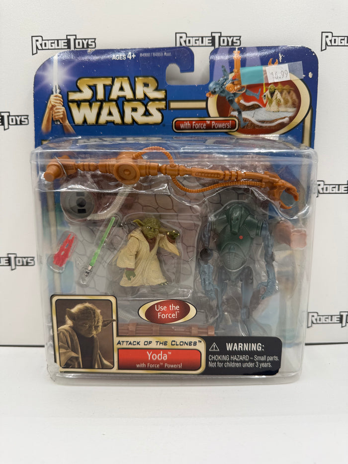 Hasbro Star Wars: Attack of the Clones Yoda w/ Force Powers!