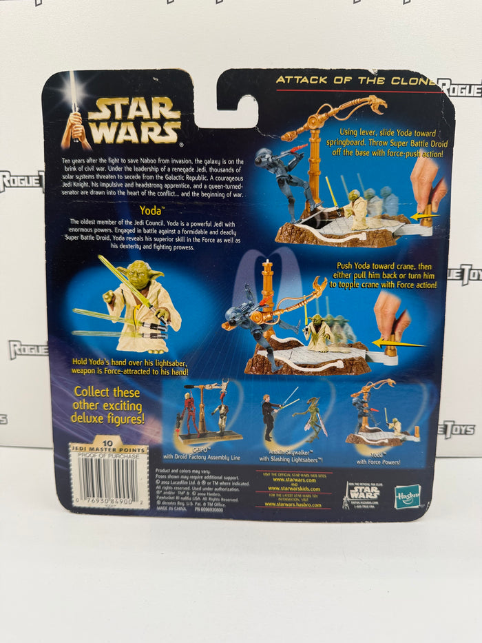 Hasbro Star Wars: Attack of the Clones Yoda w/ Force Powers!