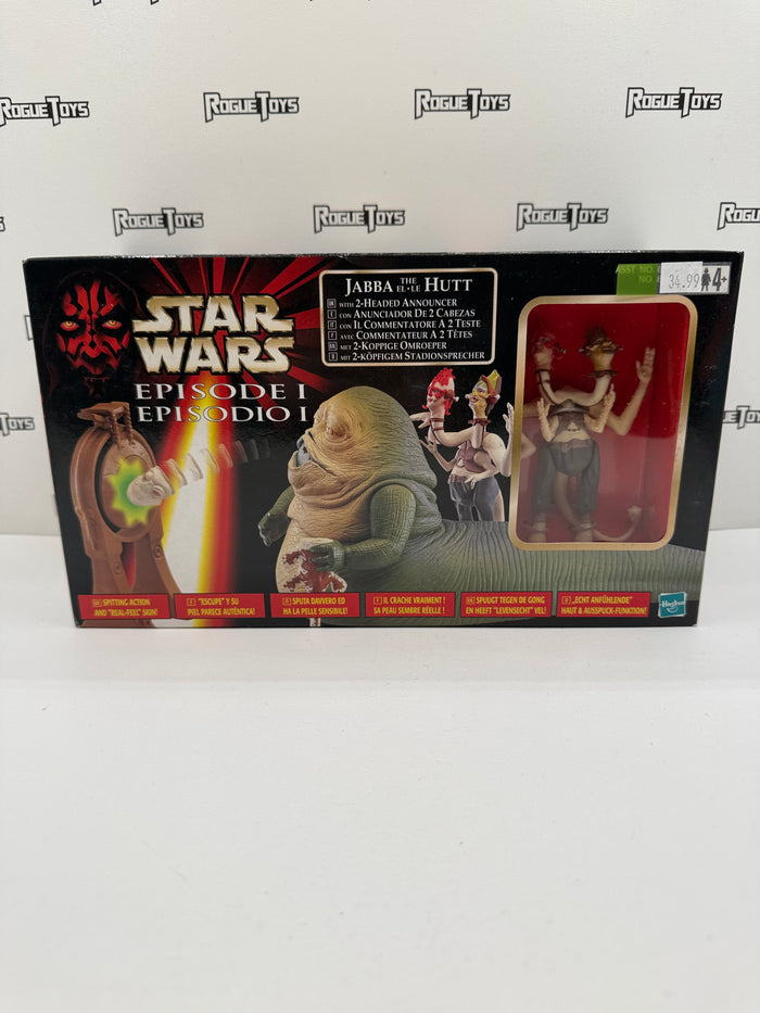 Hasbro Star Wars Episode I Jabba the Hutt w/ 2-Headed Announcer