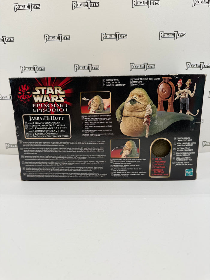 Hasbro Star Wars Episode I Jabba the Hutt w/ 2-Headed Announcer