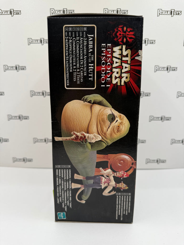 Hasbro Star Wars Episode I Jabba the Hutt w/ 2-Headed Announcer