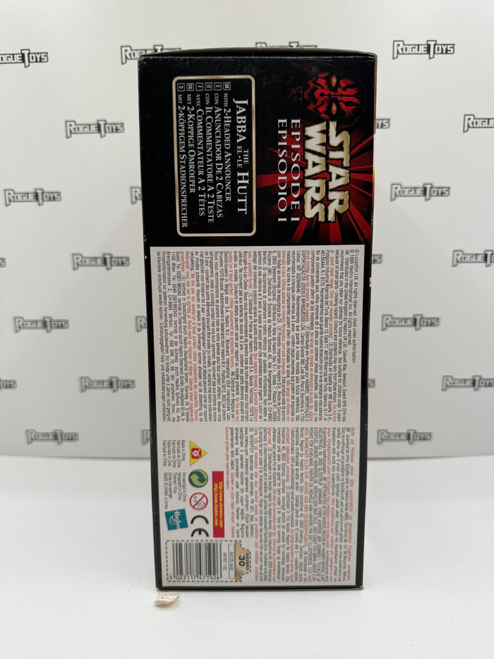Hasbro Star Wars Episode I Jabba the Hutt w/ 2-Headed Announcer