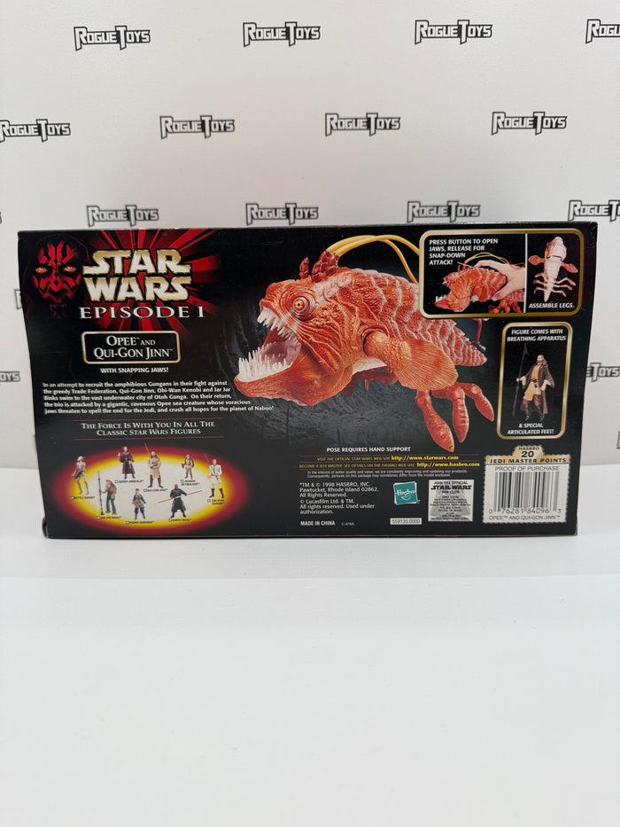 Hasbro Star Wars Episode I Opee and Qui-Gon Jinn