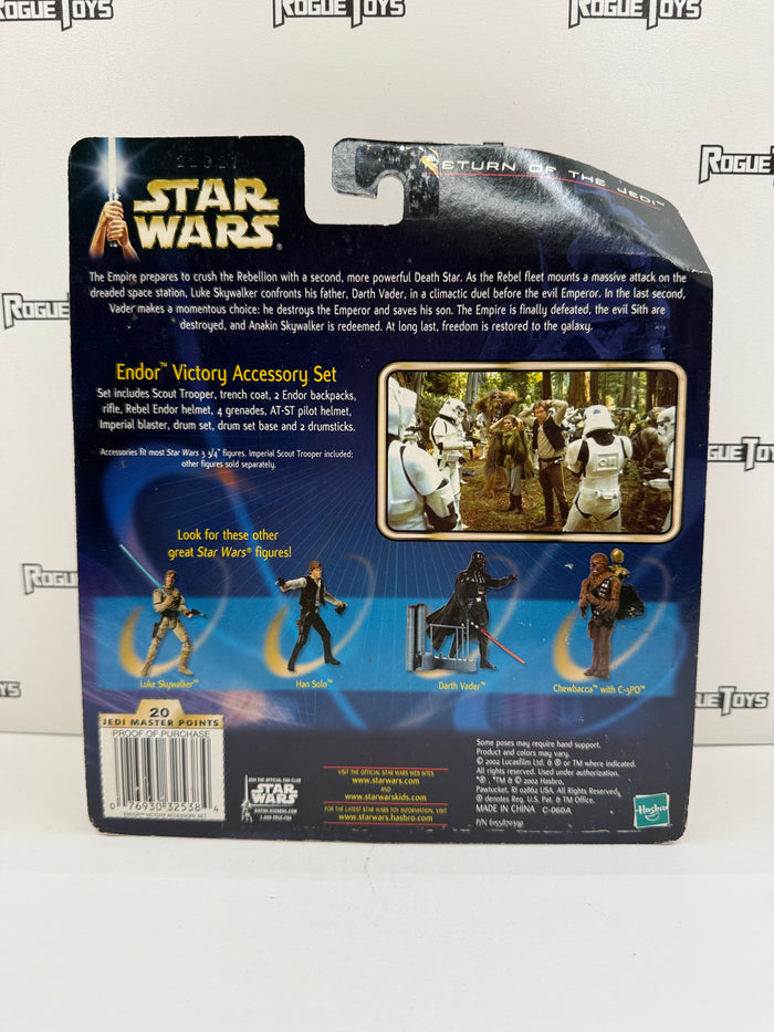 Hasbro Star Wars: Return of the Jedi Endor Victory Accessory Set w/ Scout Trooper
