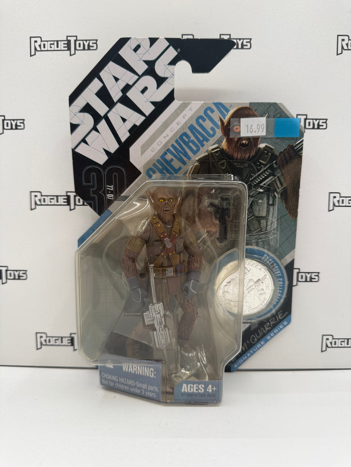 Hasbro Star Wars Signature Series Concept Chewbacca w/ Exclusive Collector Coin!