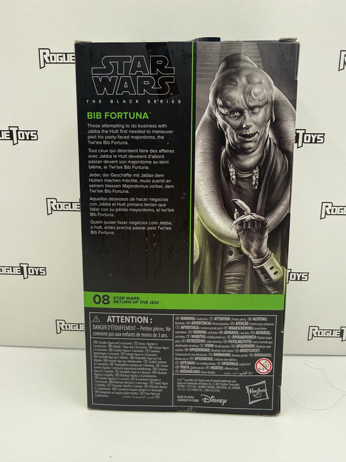 Hasbro Star Wars The Black Series Star Wars: Return of the Jedi Bib Fortuna