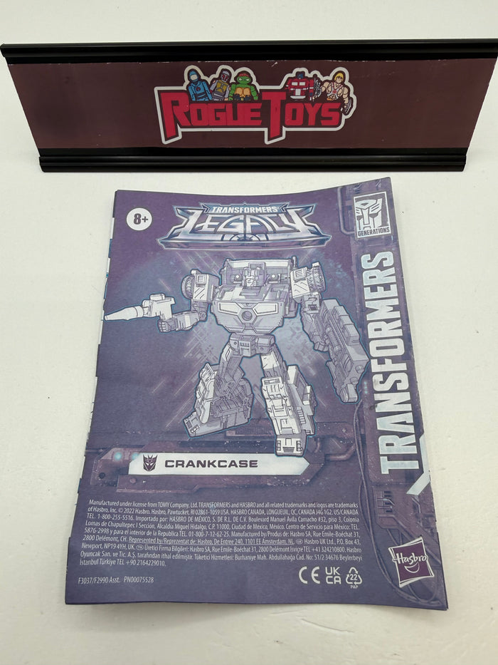Hasbro Transformers Legacy Generations Deluxe Class Decepticon Crankcase