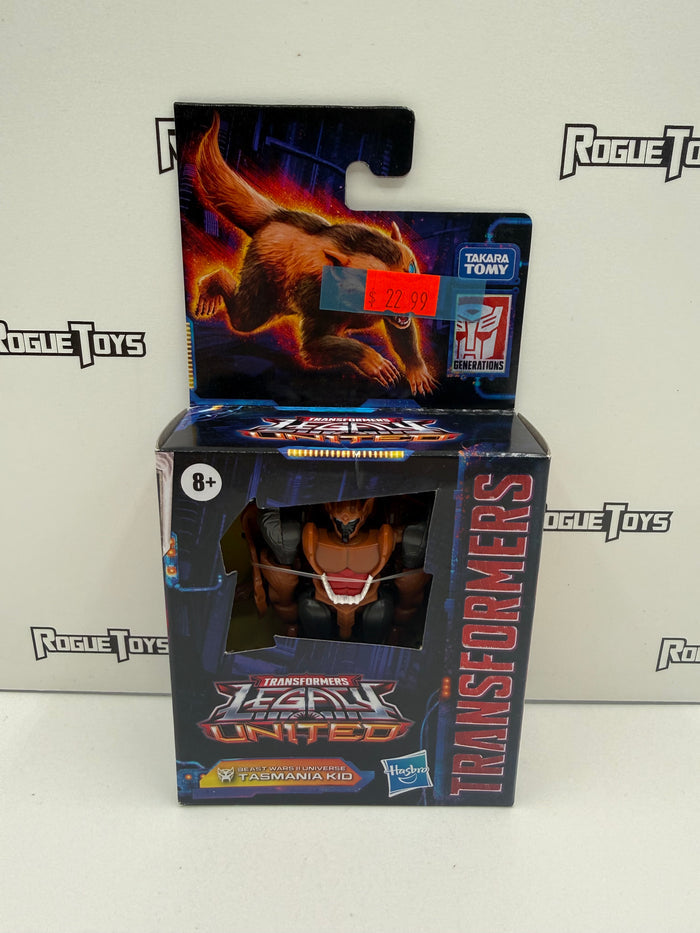 Hasbro Transformers Legacy United Core Class Beast Wars II Universe Tasmania Kid