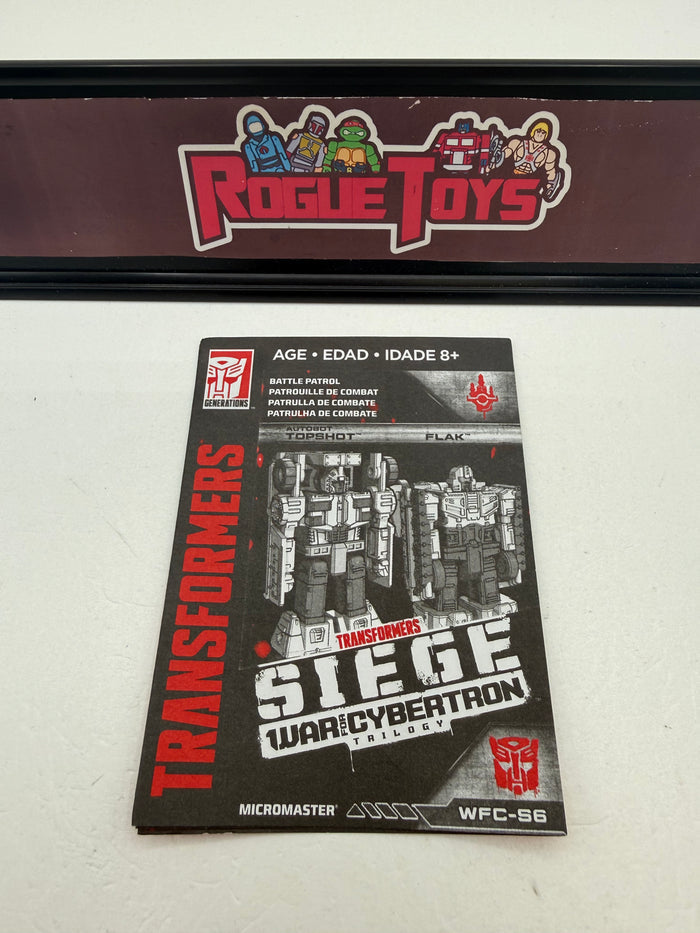 Hasbro Transformers War for Cybertron Siege Micromasters Autobot Battle Patrol