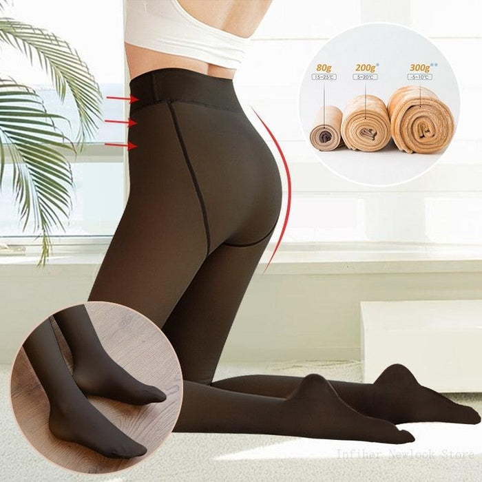 High Waist Pantyhose Collection - Black / 80g - No Velvet Pantyhose - Femboy Fatale