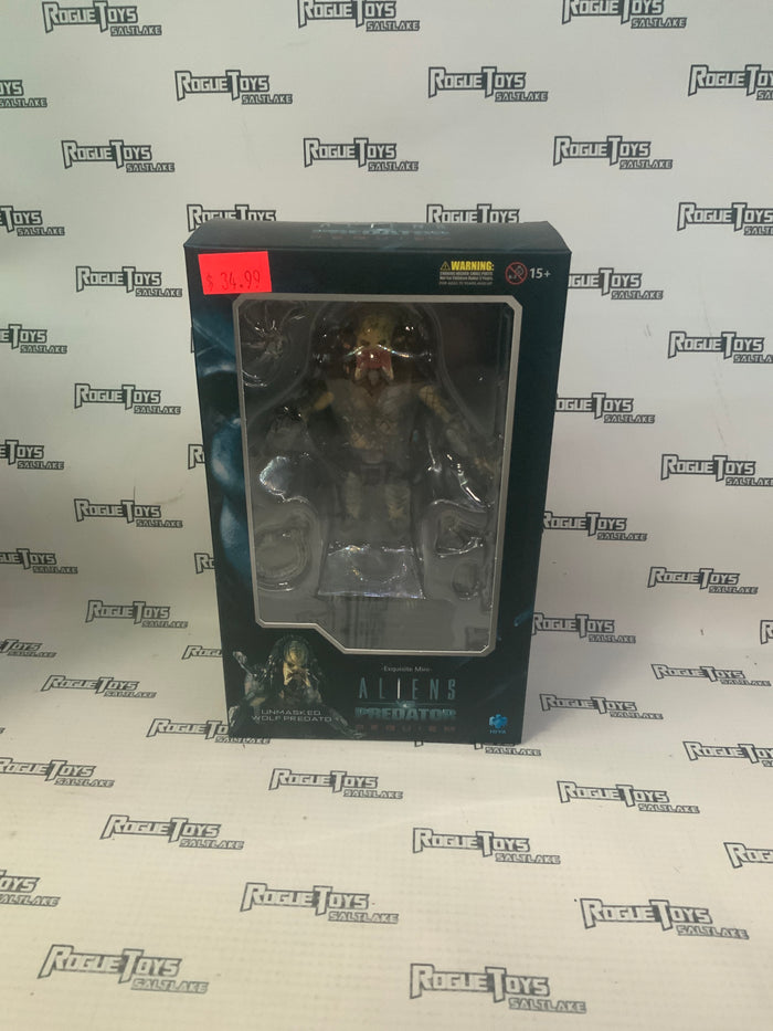 Hiya Toys Exquisite Mini AVP Requiem Unmasked Wolf Predator