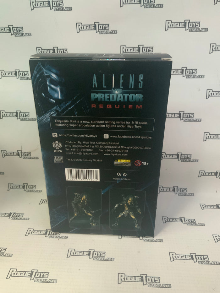 Hiya Toys Exquisite Mini AVP Requiem Unmasked Wolf Predator