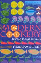 (Indian) Thangham E. Philip. Modern Cookery: For Teaching and the Trade: v.1 & 2