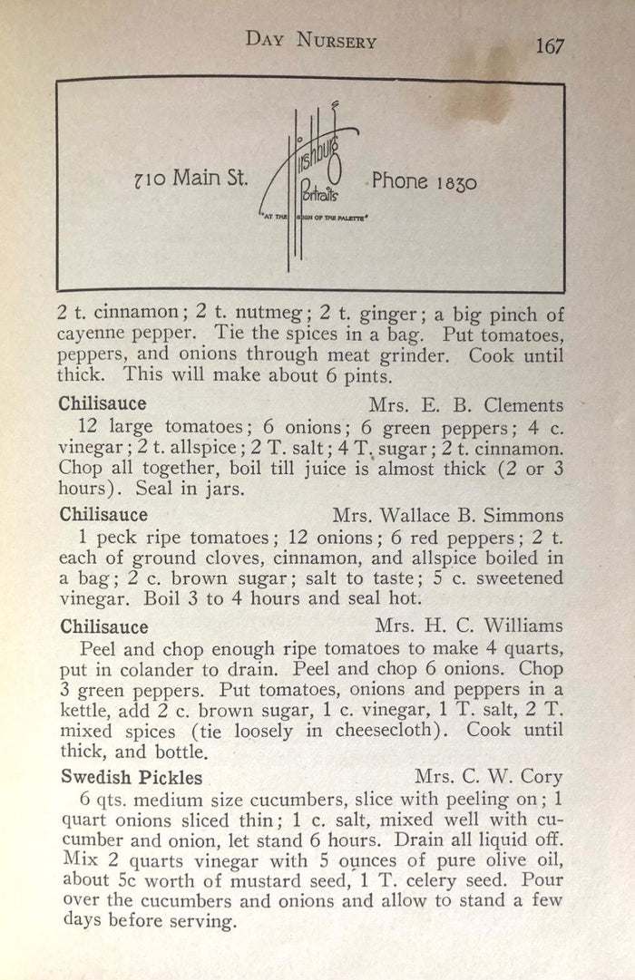 (Indiana) Day Nursery Association. Cook Book.
