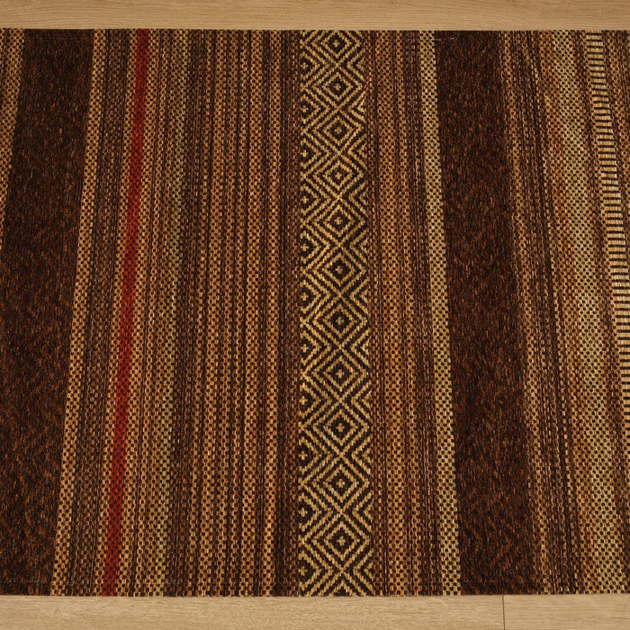 İnka Serisi Çizgi Desenli Makine Dokuma Kilim — çizgili