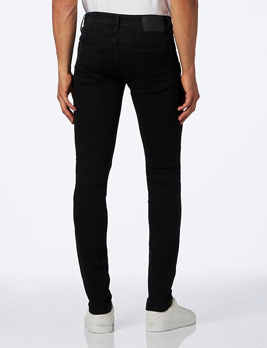 JACK & JONES Men's Jjiliam Jjoriginal Sq 356 Jeans, Black Denim, 29W/30L