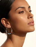 Japanese Miyuki Beaded Hoop Earrings