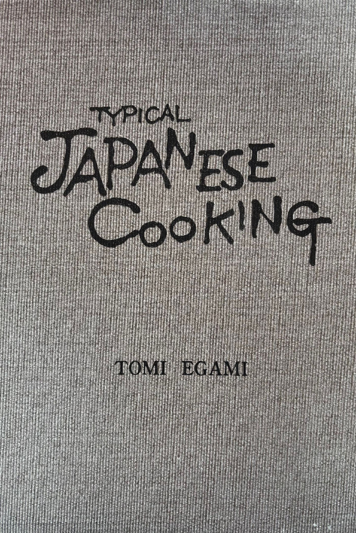 (Japanese) Tomi Egami. Typical Japanese Cooking.