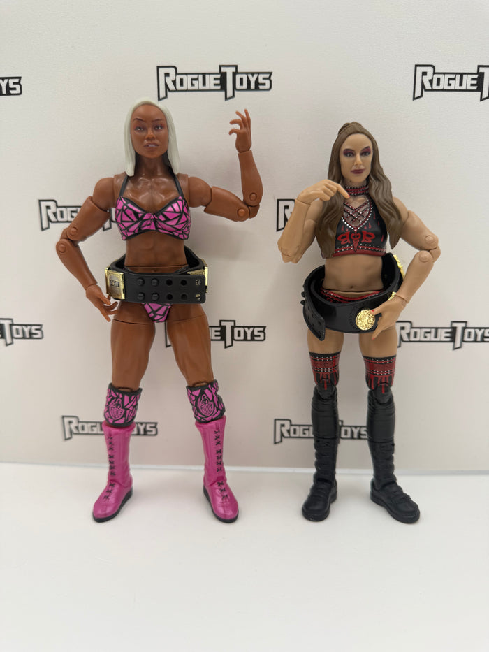 Jazwares AEW Unrivaled Collection Dr. Britt Baker D.M.D. & Jade Cargill Champions Pack (Amazon Exclusive)
