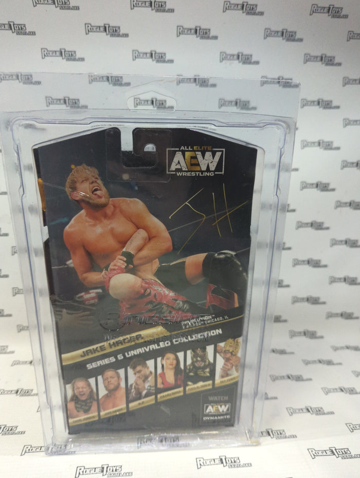 Jazwares AEW Unrivaled Collection Series 6 SIGNED Jake Hager