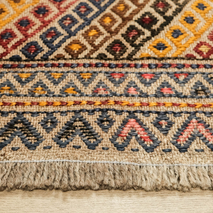 Karapınar Sandık Eskisi Anadolu Desenli El Dokuma Kilim Yastık — etnik desenli