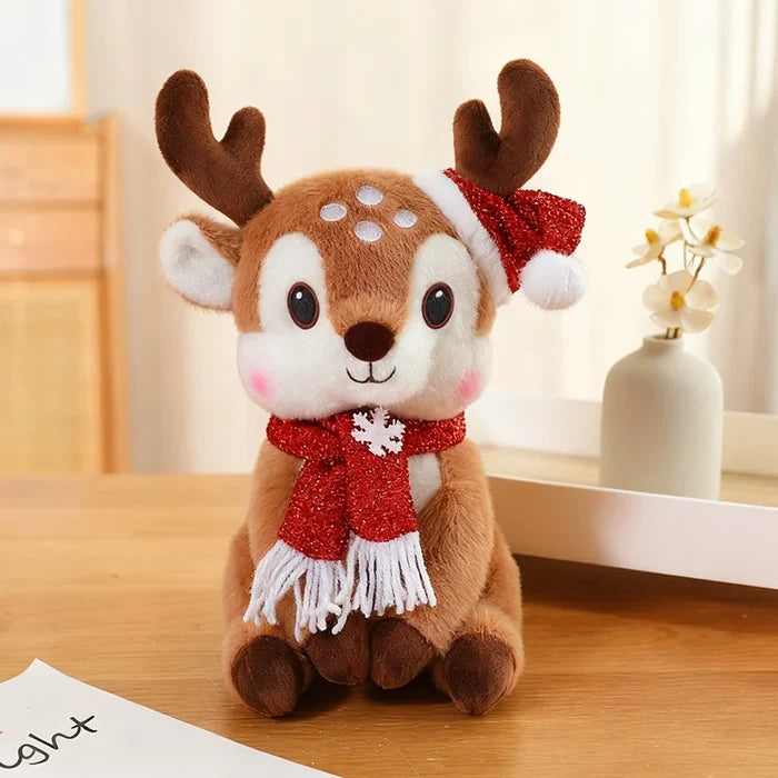 Dark Deer / Dark Red Scarf
