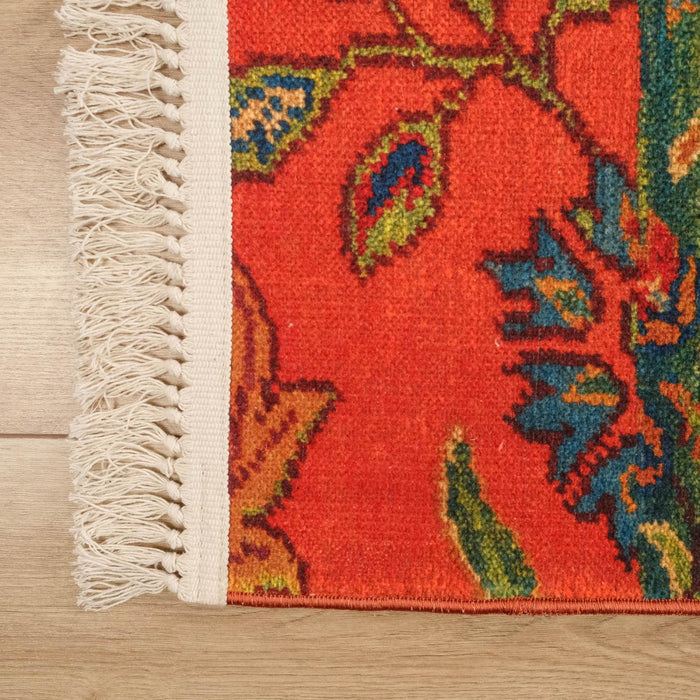 Kehribar Serisi Dijital Baskı Patchwork Desenli Halı — ofis halısı