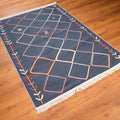 Kehribar Serisi Makine Dokuma Geometrik Desenli Rengarenk Kilim, 80x150 – 160x230 cm — Halıcızade