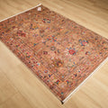 Kehribar Serisi Makine Dokuma Uşak Desenli Rengarenk Halı, 80x150 – 200x290 cm — Halıcızade