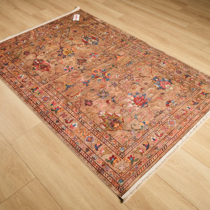 Kehribar Serisi Makine Dokuma Uşak Desenli Rengarenk Halı, 80x150 – 200x290 cm — Halıcızade