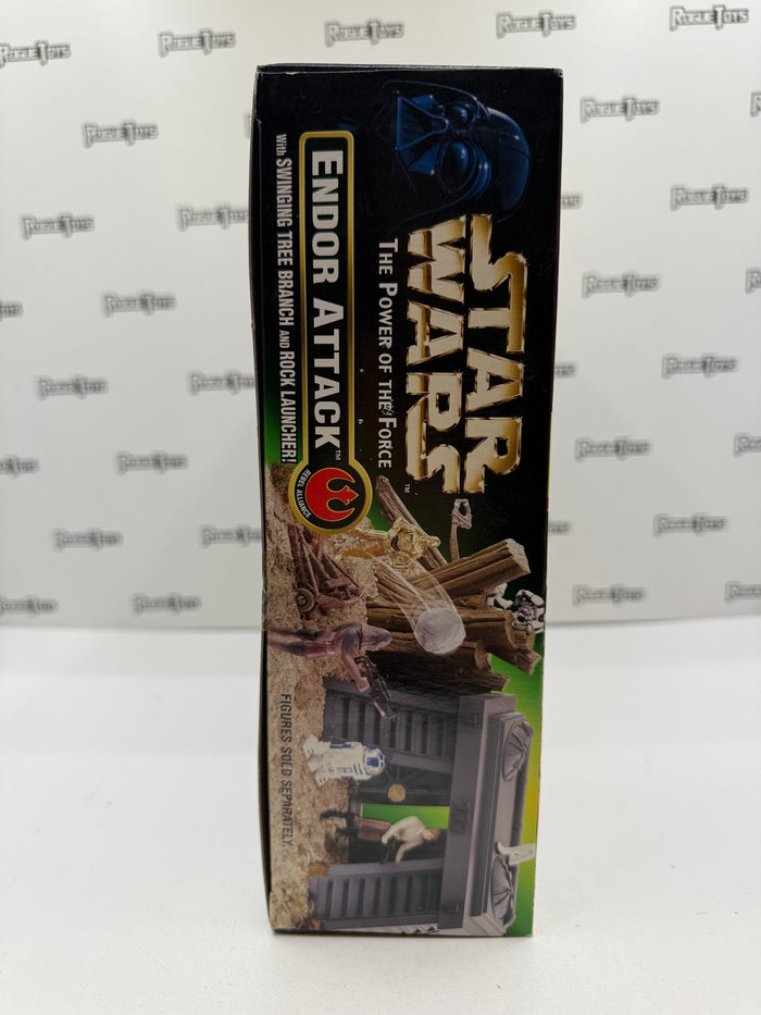 Kenner Star Wars The Power of the Force Rebel Alliance Endor Attack w/ Swinging Tree Branch & Rock Launcher!