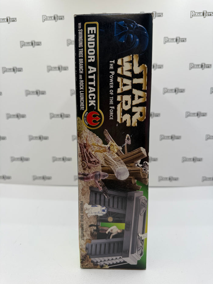 Kenner Star Wars The Power of the Force Rebel Alliance Endor Attack w/ Swinging Tree Branch & Rock Launcher!