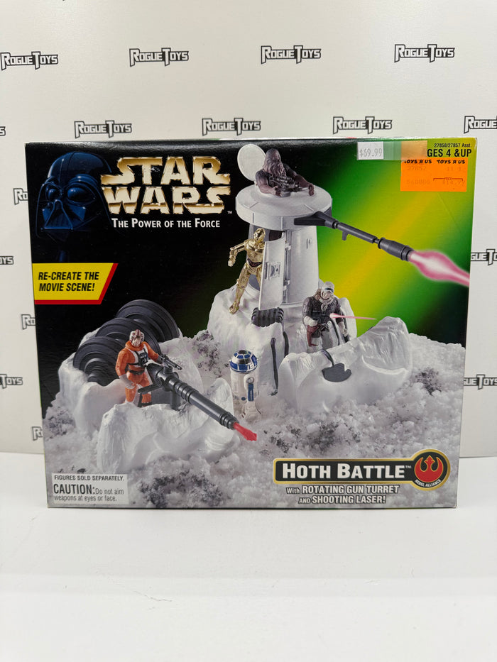 Kenner Star Wars The Power of the Force Rebel Alliance Hoth Battle w/ Rotating Gun Turret & Shooting Laser!