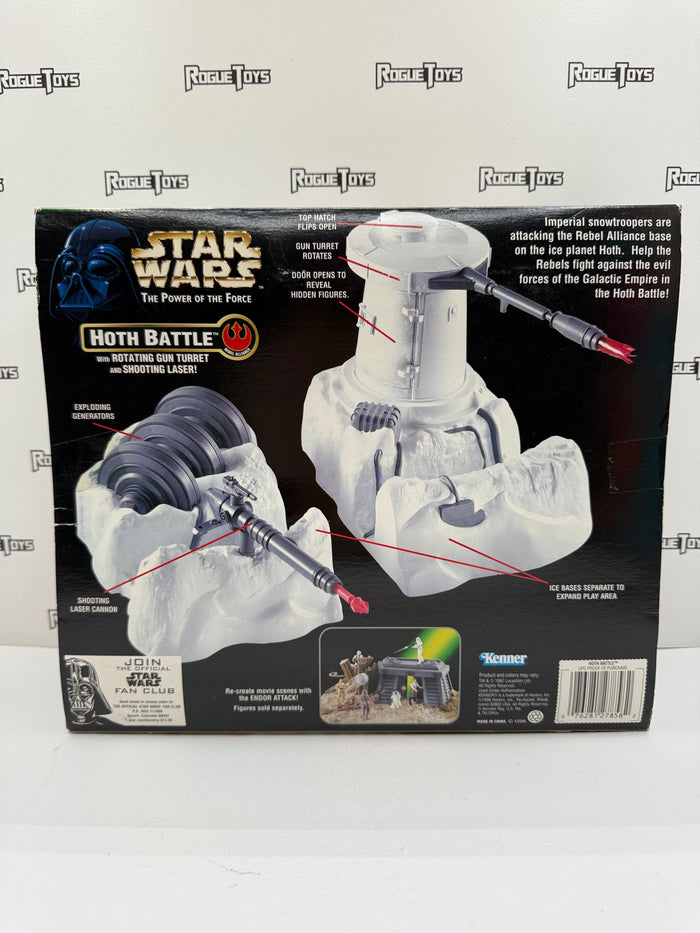 Kenner Star Wars The Power of the Force Rebel Alliance Hoth Battle w/ Rotating Gun Turret & Shooting Laser!