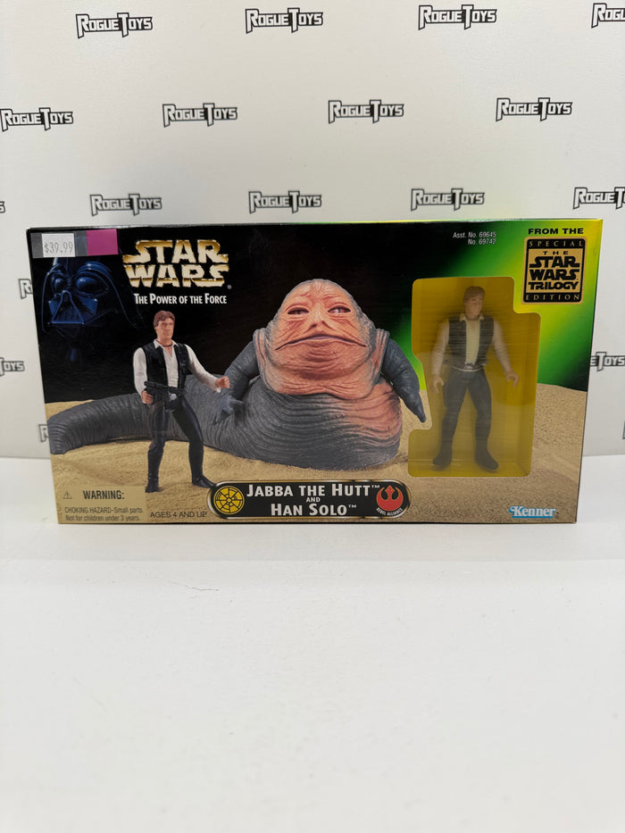 Kenner Star Wars The Power of the Force Rebel Alliance Jabba the Hutt & Han Solo