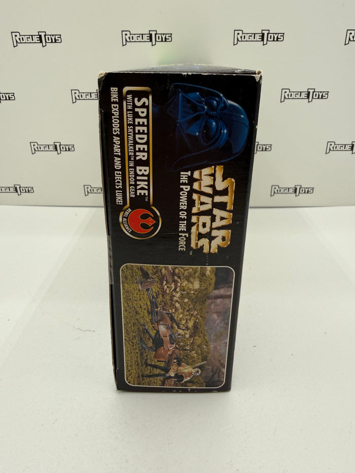 Kenner Star Wars The Power of the Force Rebel Alliance Speeder Bike w/ Luke Skywalker in Endor Gear
