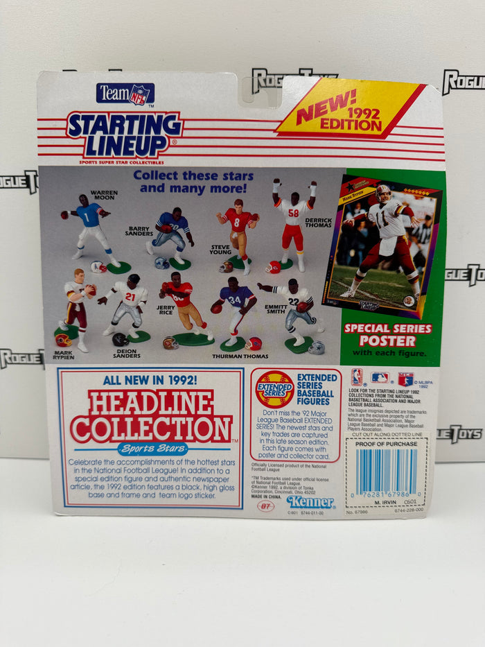 Kenner Team NFL Starting Lineup Superstar Poster Series Michael Irvin